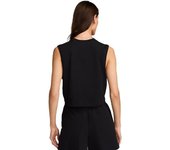 Nike - Camiseta Club Small Logo Mujer, Mujer, Black-White, L