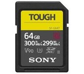 Tarjeta de memoria SD UHS-II Sony serie SF-G Tough 300Mb/s 64gb
