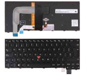 Teclado Retroiluminado Para Portátil Lenovo Thinkpad 13 T460s T470s Marco Negro