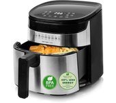 Emerio Af-129084 Freidora de Aire 4.5 L 8 Programas 1300W Acero Inoxidable Negro