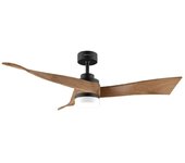 Cecotec Energysilence Aero 5285 Darkwood Ventilador de Techo con Luz 40W Madera