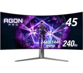 AOC AGON PRO AG456UCZD 45" OLED UltraWide QHD 240Hz FreeSync Premium USB-C Curvo