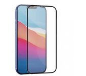 Muvit Protector de Pantalla Marco Negro Antibacteriano para Apple iPhone 12 Pro Max