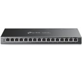 Switch TP-Link TL-SG116P 16 Puertos Gigabit PoE Apilable Montaje en Pared Metal