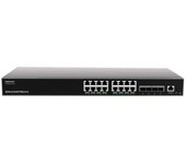 Switch Grandstream GWN7812P 16x GbE 4x SFP+ PoE capacidad de conmutación 128Gbps