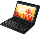 SilverHT Funda Universal Wave con Teclado Micro USB-C para Tablets 9-11"