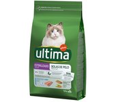 1,5 Kg Ultima Pienso Para Gatos Esterilizados Control Bolas De Pelo