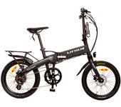 BICICLETA ELECTRICA PLEGABLE IBIZA DOGMA 03 BLACK 14AH
