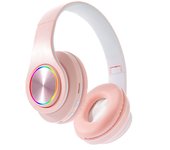Auriculares inalámbricos Bluetooth B39 Macaron 5.0 para niños, plegables, con inserción de tarjeta y música