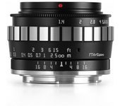 Objetivo TTArtisan 23mm F1.4 APSC Para Fuji X Negro+Plata (A35BS-X)