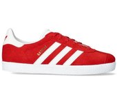 Adidas - Zapatilla Gazelle Niño, Unisex, Better Scarlet-White Gold Metallic, 5,5 UK