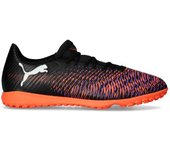 Puma - Bota de fútbol Future 8 Play Turf, Unisex, Black-White-Glowing Red, 7 UK
