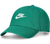 Nike - Gorra Club Fly Futura Wash, Unisex, Malachite-White, M/L