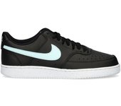 Nike - Zapatilla Court Vision Low, Hombre, Black-Glacier Blue-White, 12 USA