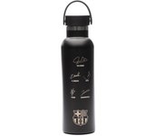 Runbott - Botella Termo FC Barcelona 600 ml, Unisex, Negro