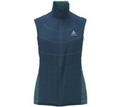 Odlo Chaleco Run Easy S-thermic female Blue Wing Teal XS