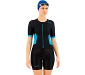 Zone3 Traje De Triatlón De Manga Corta Activate female Black / Blue XS