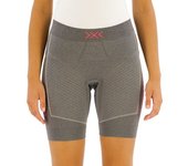 X-bionic Mallas Cortas Regulator female Dolomite Grey Melange / Neon Flamingo L