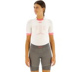 X-bionic Camiseta De Manga Corta The Trick G2 female Arctic White / Neon Flamingo S