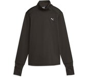 Puma Forro Polar Con Media Cremallera Run Micro female Black XS