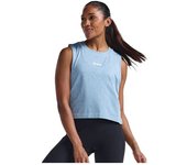2xu Camiseta Sin Mangas Motion Crop female Hydrangea / White S