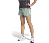 Adidas Pantalones Cortos Own The Run Climacool 2in1 female Silver Green XS