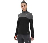 Macron Sudadera Con Media Cremallera Delia female Black / Medium Grey XS