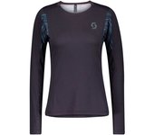 Scott Camiseta De Manga Larga Trail Run female Dark Purple / Breeze Blue S