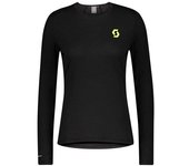 Scott Camiseta De Manga Larga Rc Run female Black / Yellow XS