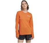Adidas Camiseta De Manga Larga Terrex Xperior Climacool+ female Semi Impact Orange L