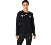 Asics Camiseta De Manga Larga Lite-show female Performance Black XS