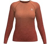 Odlo Camiseta De Manga Larga Crew Essential Seamless female Cinnabar Melange L