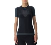 Uyn Camiseta De Manga Corta Running Pb42 female Black Beauty / Iron Gate XS