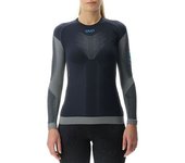 Uyn Camiseta De Manga Larga Running Pb42 female Black Beauty / Iron Gate XS