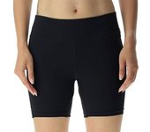 Uyn Mallas Cortas Crossover female Black / Sunny Lime XS