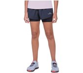 Ronhill Pantalones Cortos Core Twin female All Black 16