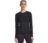 Under Armour Camiseta De Manga Larga Stride Seamless female Black 001 / Reflective 960 XS