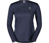 Scott Camiseta De Manga Larga Endurance Tech female Dark Blue / Metal Blue XS