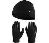 Nike Guantes Fleece male Black / Black / Silver L-XL
