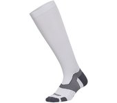 2xu Calcetines Largos Vector Light Cush male White / Grey EU 42-46