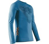 X-bionic Camiseta De Manga Larga Twyce Run male Mineral Blue / Orange L