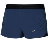 Mizuno Pantalones Cortos Tech Light Split 1.5 male Estate Blue XL
