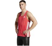 Adidas Camiseta Sin Mangas Adizero male Semi Lucid Red / Pure Ruby XL