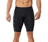 2xu Mallas Cortas Accelerate Compression male Black / Tango XL