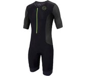 Zone3 Traje De Triatlón De Manga Corta Aquaflo+ male Black / Grey XS