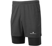 Ronhill Pantalones Cortos Core Twin male All Black 2XL