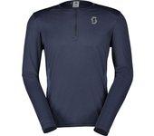 Scott Camiseta De Manga Larga Endurance Tech male Dark Blue / Metal Blue S