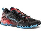 La Sportiva Zapatillas De Trail Running Bushido Ii female Black / Hibiscus EU 38
