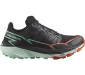 Salomon Zapatillas De Trail Running Thundercross female Black / Cherry Tomato / Electric Green EU 38