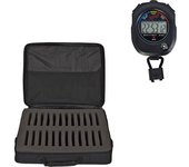 Digi Sport Instruments Cronómetro Sco 16 Unidades + Estuche Blando unisex Black One Size